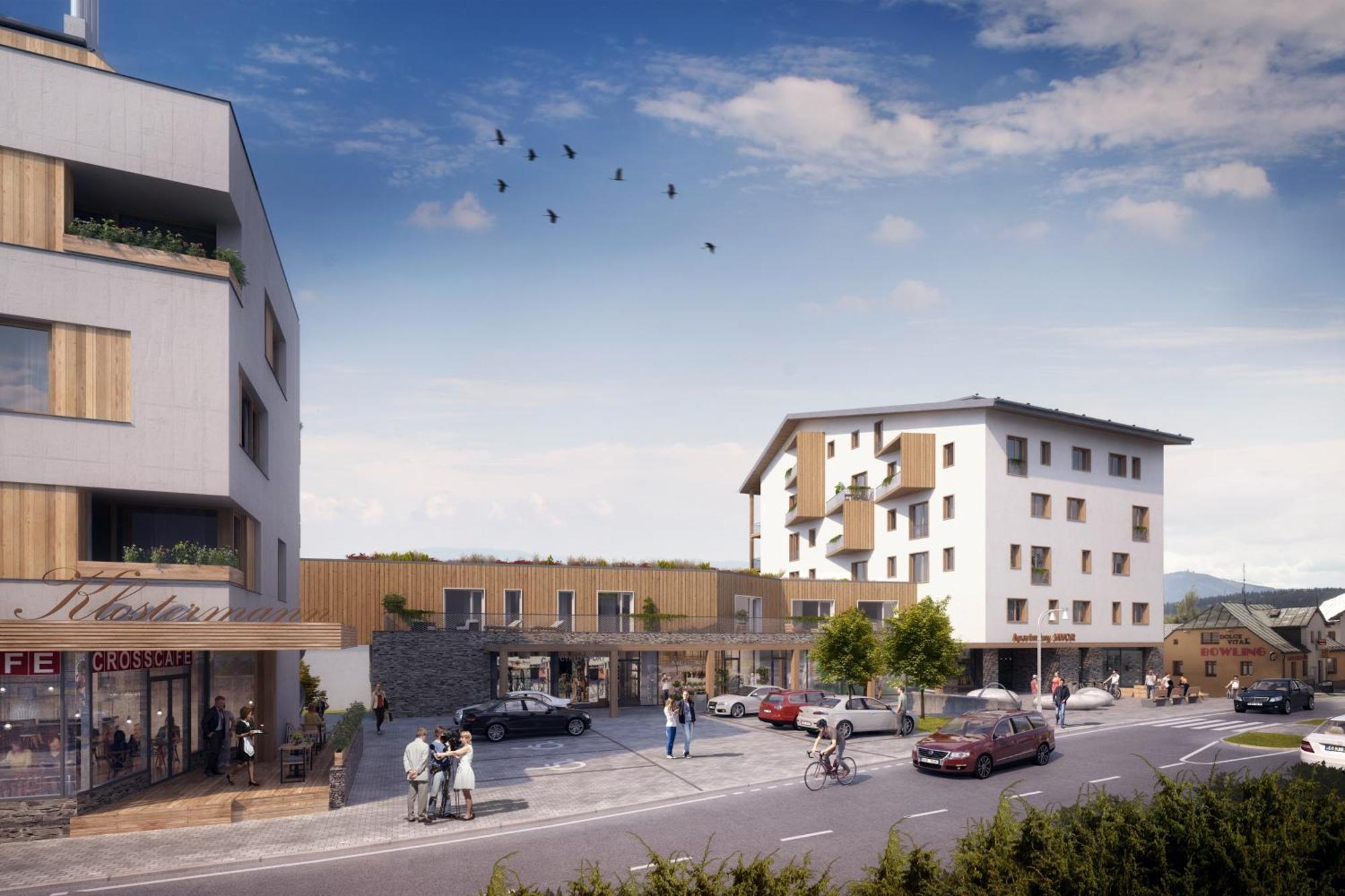 Apartment Rezidence - Javor & Wellness Železná Ruda المظهر الخارجي الصورة